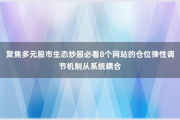 聚焦多元股市生态炒股必看8个网站的仓位弹性调节机制从系统耦合