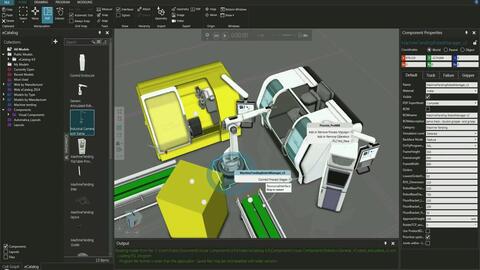 vc visual components 仿真软件 快速搭建 数字工厂仿真软件